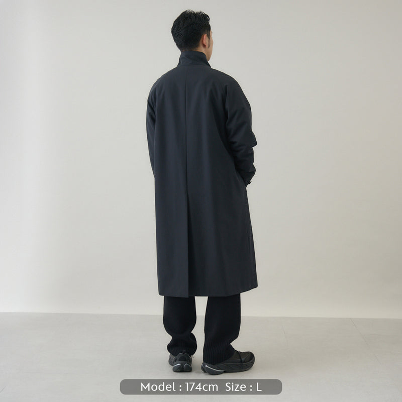 【kuros’オリジナル】KUROスタンドカラーコート｜2WAY 日本製 ユニセックス