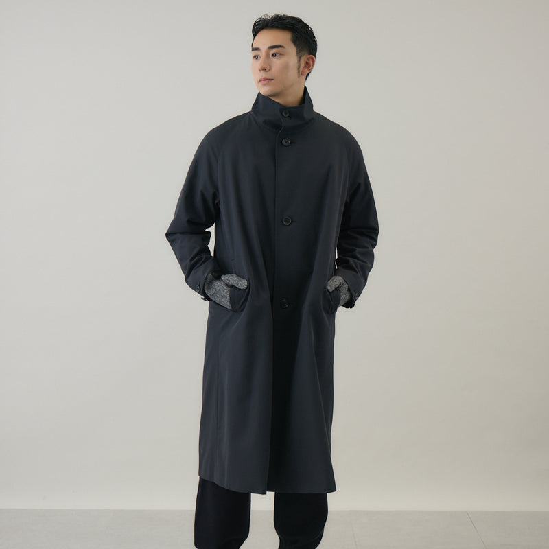 【kuros’オリジナル】KUROスタンドカラーコート｜2WAY 日本製 ユニセックス