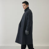 【kuros’オリジナル】KUROスタンドカラーコート｜2WAY 日本製 ユニセックス