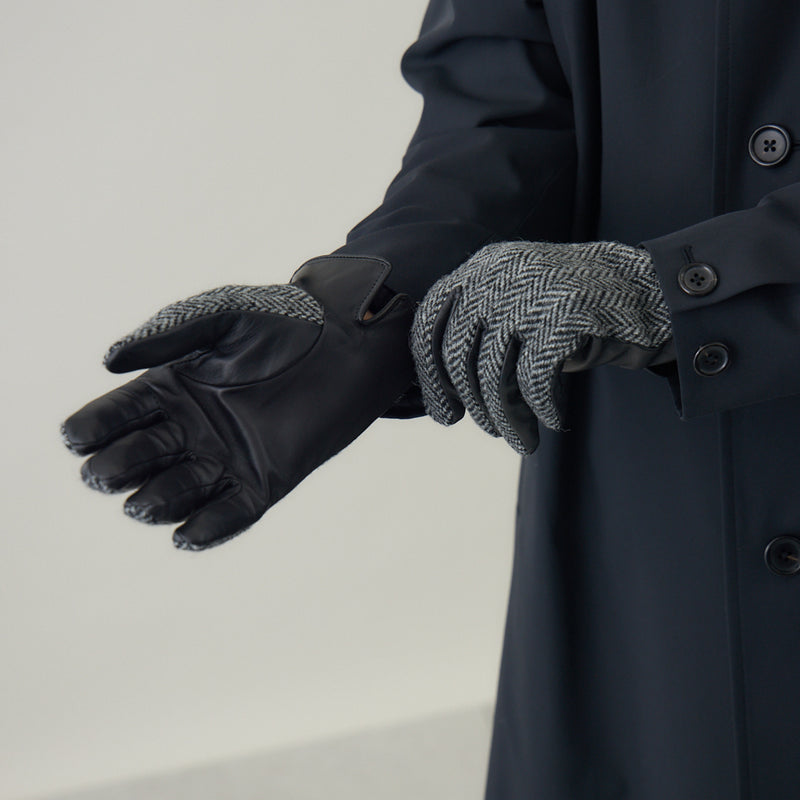 Harris Tweed グローブ｜タッチパネル対応 日本製 メンズ