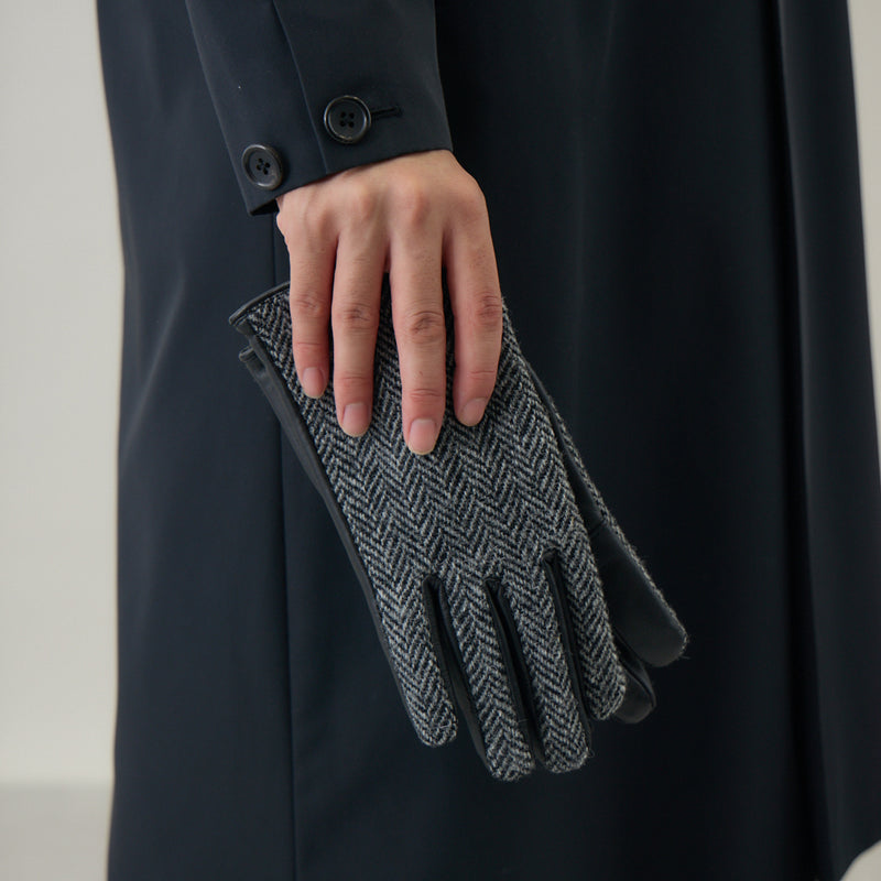 Harris Tweed グローブ｜タッチパネル対応 日本製 メンズ