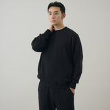 【kuros'オリジナル】もちとろクルーネックプルオーバー｜セットアップ可 日本製 ユニセックス