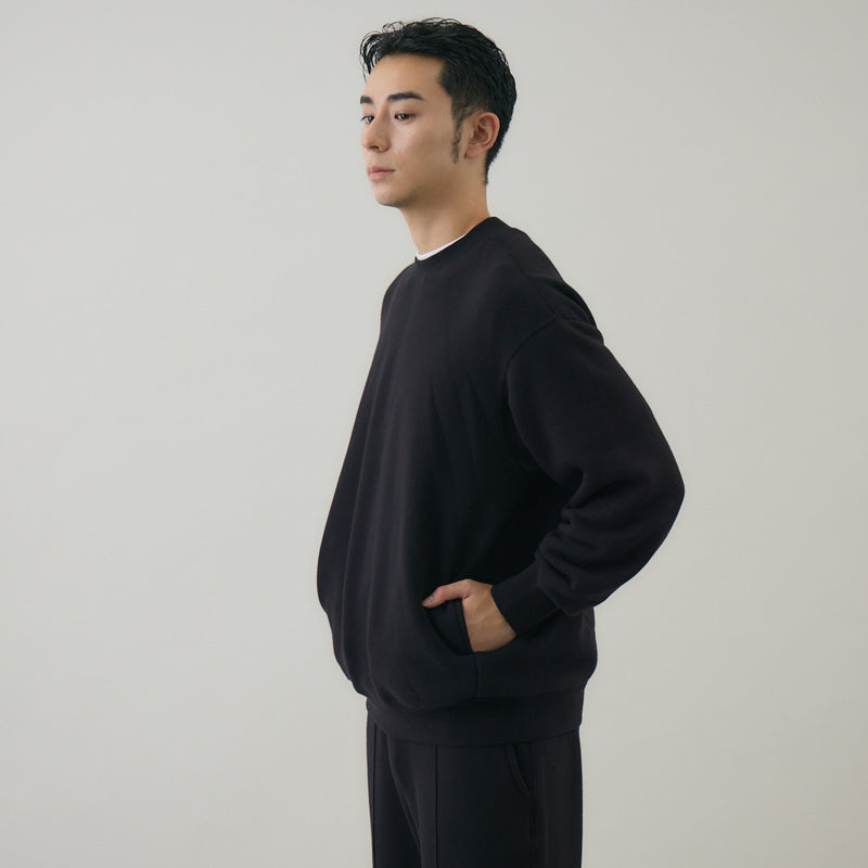 【kuros'オリジナル】もちとろクルーネックプルオーバー｜セットアップ可 日本製 ユニセックス