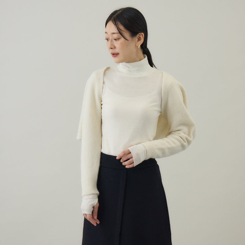 ベビーアルパカ混ストール｜kuros’別注色 日本製