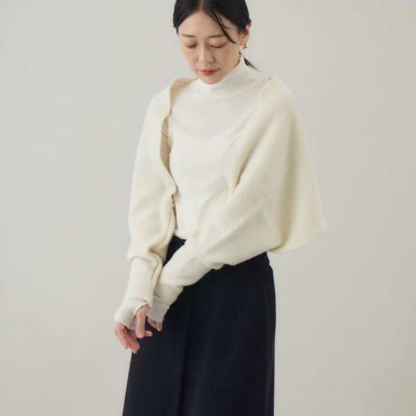 ベビーアルパカ混ストール｜kuros’別注色 日本製