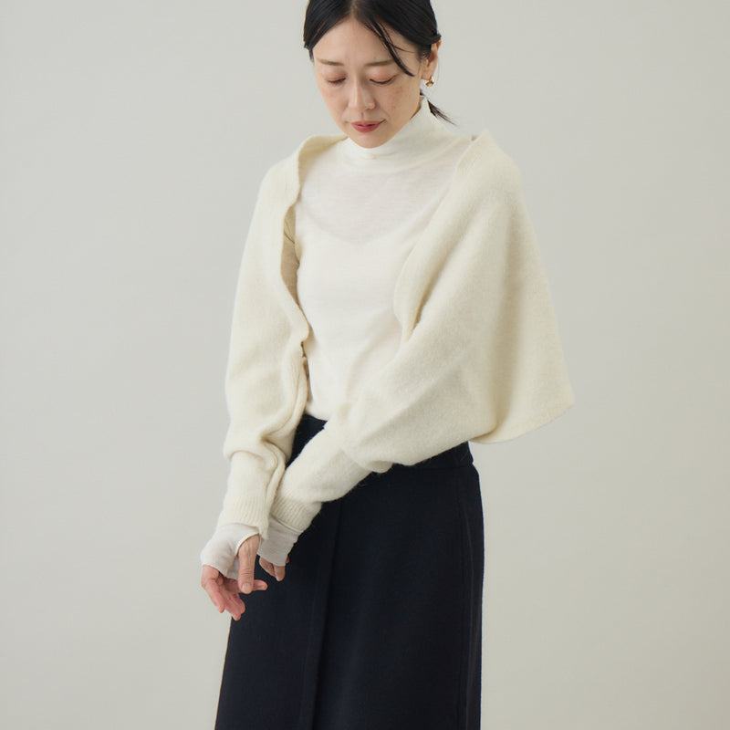 ベビーアルパカ混ストール｜kuros’別注色 日本製