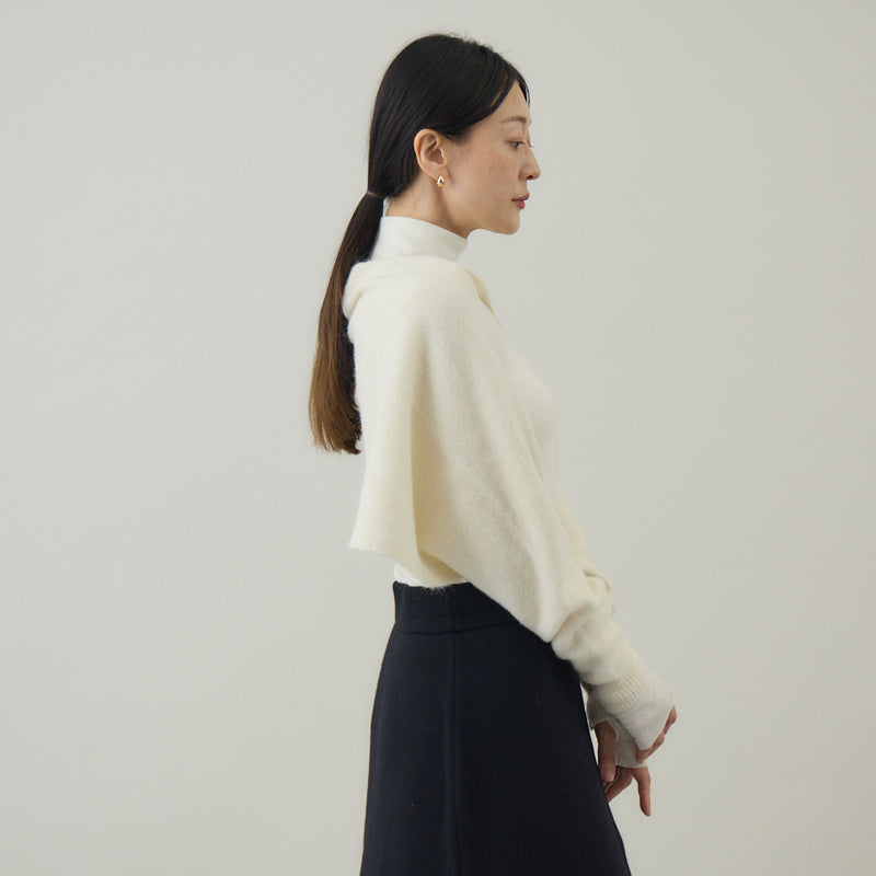 ベビーアルパカ混ストール｜kuros’別注色 日本製