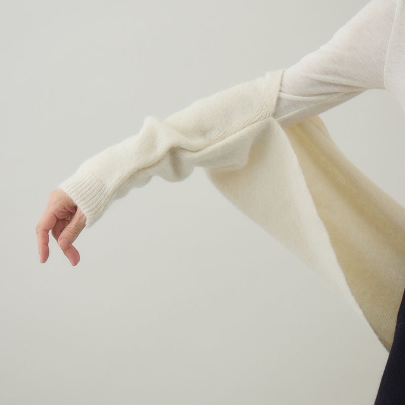 ベビーアルパカ混ストール｜kuros’別注色 日本製