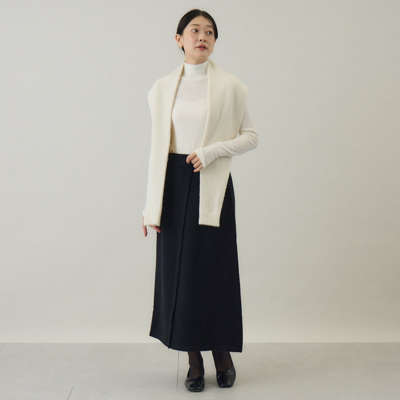 ベビーアルパカ混ストール｜kuros’別注色 日本製