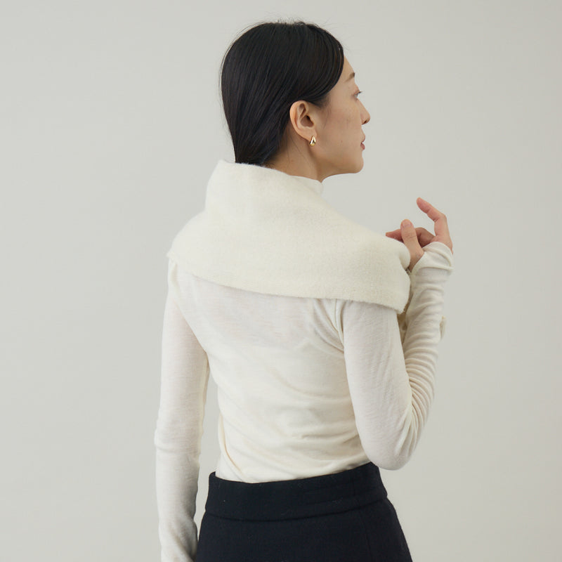 ベビーアルパカ混ストール｜kuros’別注色 日本製