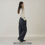 ウールタックワイドパンツ | ウール100％ ユニセックス
