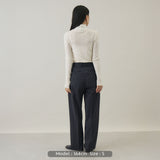 ウールタックワイドパンツ | ウール100％ ユニセックス