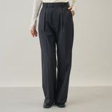 ウールタックワイドパンツ | ウール100％ ユニセックス