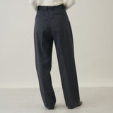 ウールタックワイドパンツ | ウール100％ ユニセックス