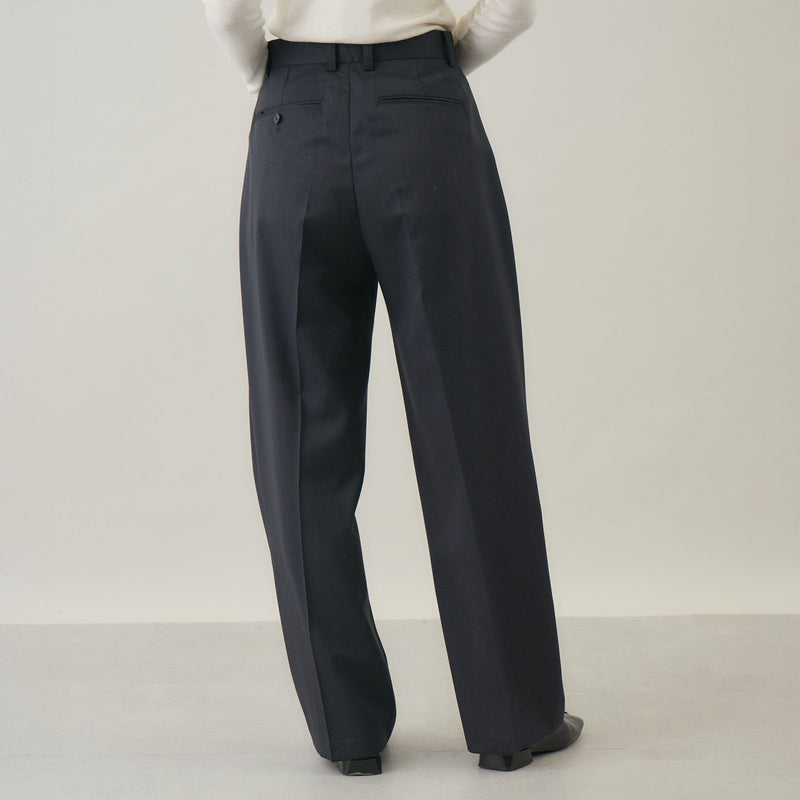 ウールタックワイドパンツ | ウール100％ ユニセックス