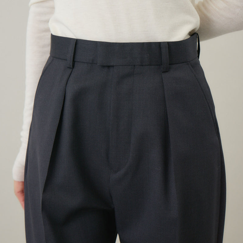 ウールタックワイドパンツ | ウール100％ ユニセックス