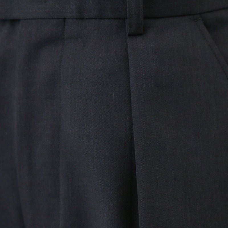 ウールタックワイドパンツ | ウール100％ ユニセックス