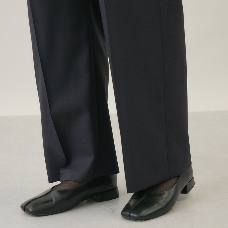 ウールタックワイドパンツ | ウール100％ ユニセックス