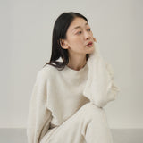 【kuros'オリジナル】もちとろクルーネックプルオーバー｜セットアップ可 日本製 ユニセックス