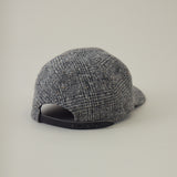 【Nine Tailor × kuros’別注】ウールシャギーキャップ｜チェック柄 日本製