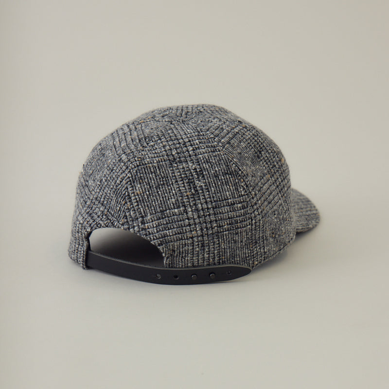 【Nine Tailor × kuros’別注】ウールシャギーキャップ｜チェック柄 日本製