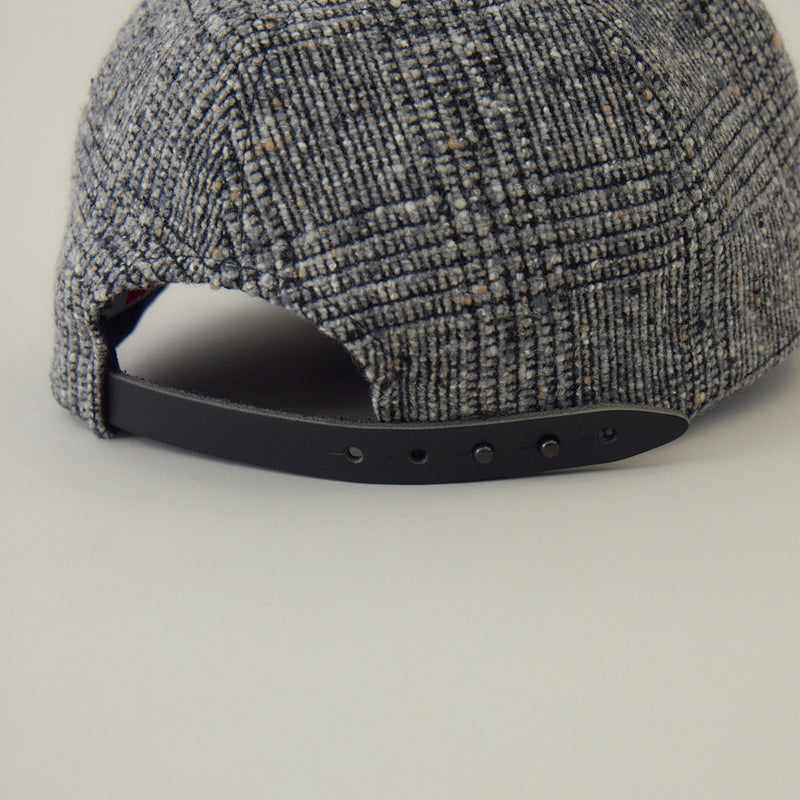 【Nine Tailor × kuros’別注】ウールシャギーキャップ｜チェック柄 日本製