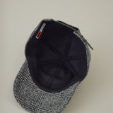【Nine Tailor × kuros’別注】ウールシャギーキャップ｜チェック柄 日本製