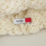 あったか耳付きニット帽｜手編み ウール100％ 日本製