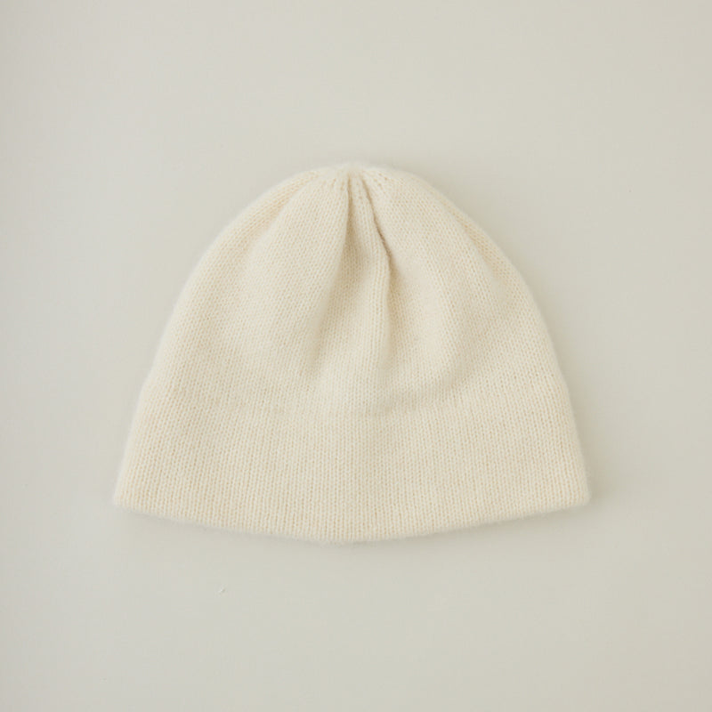 ベビーアルパカ混ニット帽｜ビーニー kuros’別注色 日本製