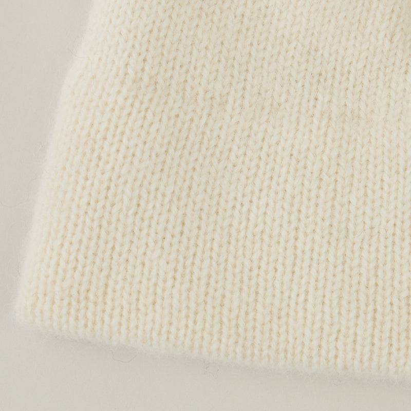 ベビーアルパカ混ニット帽｜ビーニー kuros’別注色 日本製