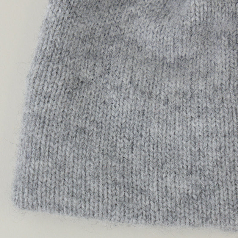 ベビーアルパカ混ニット帽｜ビーニー kuros’別注色 日本製