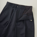 ウールタックワイドパンツ | ウール100％ ユニセックス