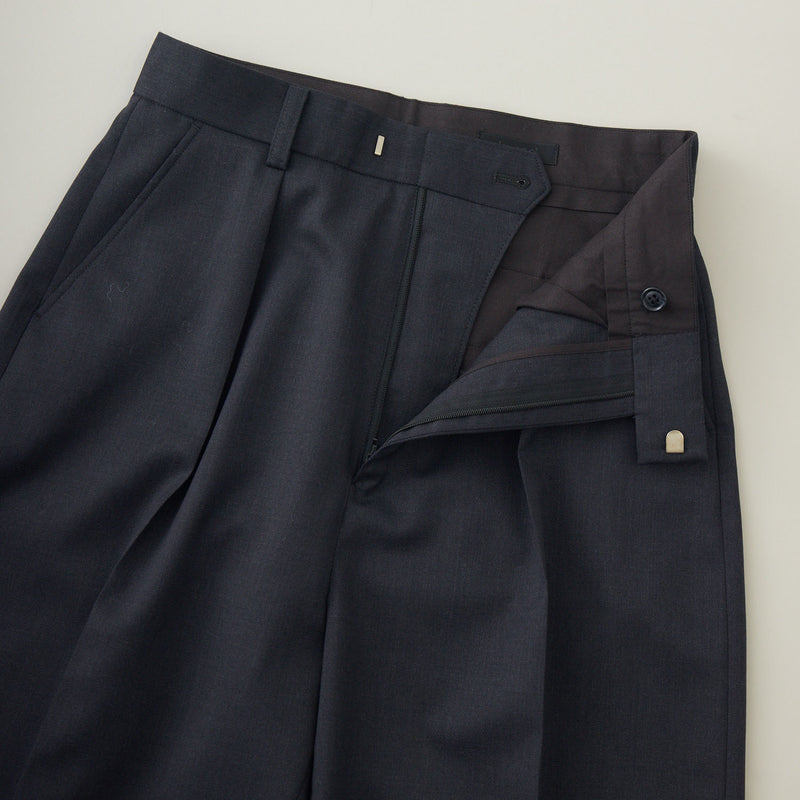 ウールタックワイドパンツ | ウール100％ ユニセックス