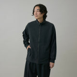TWILL JERSEY TRACK JACKET/ BLACK ｜日本製 メンズ