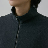 TWILL JERSEY TRACK JACKET/ BLACK ｜日本製 メンズ