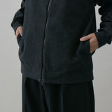 TWILL JERSEY TRACK JACKET/ BLACK ｜日本製 メンズ