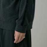 TWILL JERSEY TRACK JACKET/ BLACK ｜日本製 メンズ