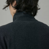 TWILL JERSEY TRACK JACKET/ BLACK ｜日本製 メンズ