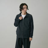 TWILL JERSEY TRACK JACKET/ BLACK ｜日本製 メンズ