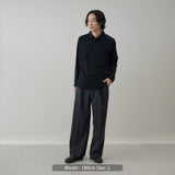 PLATING STITCH COTTON JERSEY SHIR/ BLACK | 日本製 メンズ