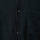 PLATING STITCH COTTON JERSEY SHIR/ BLACK | 日本製 メンズ