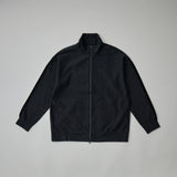 TWILL JERSEY TRACK JACKET/ BLACK ｜日本製 メンズ