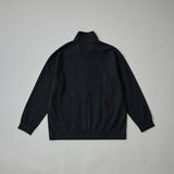 TWILL JERSEY TRACK JACKET/ BLACK ｜日本製 メンズ