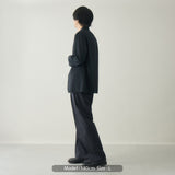 【kuros’オリジナル】リラックスフィット シングルテーラードジャケット | ストレッチ 日本製 男女兼用