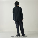 【kuros’オリジナル】リラックスフィット シングルテーラードジャケット | ストレッチ 日本製 男女兼用