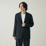 【kuros’オリジナル】リラックスフィット シングルテーラードジャケット | ストレッチ 日本製 男女兼用