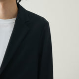 【kuros’オリジナル】リラックスフィット シングルテーラードジャケット | ストレッチ 日本製 男女兼用