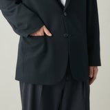 【kuros’オリジナル】リラックスフィット シングルテーラードジャケット | ストレッチ 日本製 男女兼用