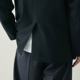 【kuros’オリジナル】リラックスフィット シングルテーラードジャケット | ストレッチ 日本製 男女兼用