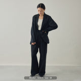 【kuros’オリジナル】リラックスフィット シングルテーラードジャケット | ストレッチ 日本製 男女兼用